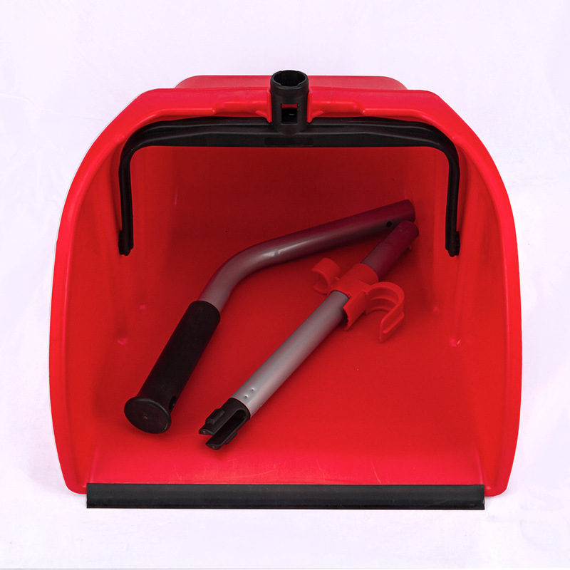 Large, Durable, Heavy-Duty Plastic Giant Commercial Dustpan with Removable Iron Handle, for Commercial Cleaning Services