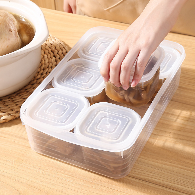 冻汤盒高汤分装盒鸡汤保鲜盒食品级骨头汤冰箱冷冻专用储物收纳盒|undefined