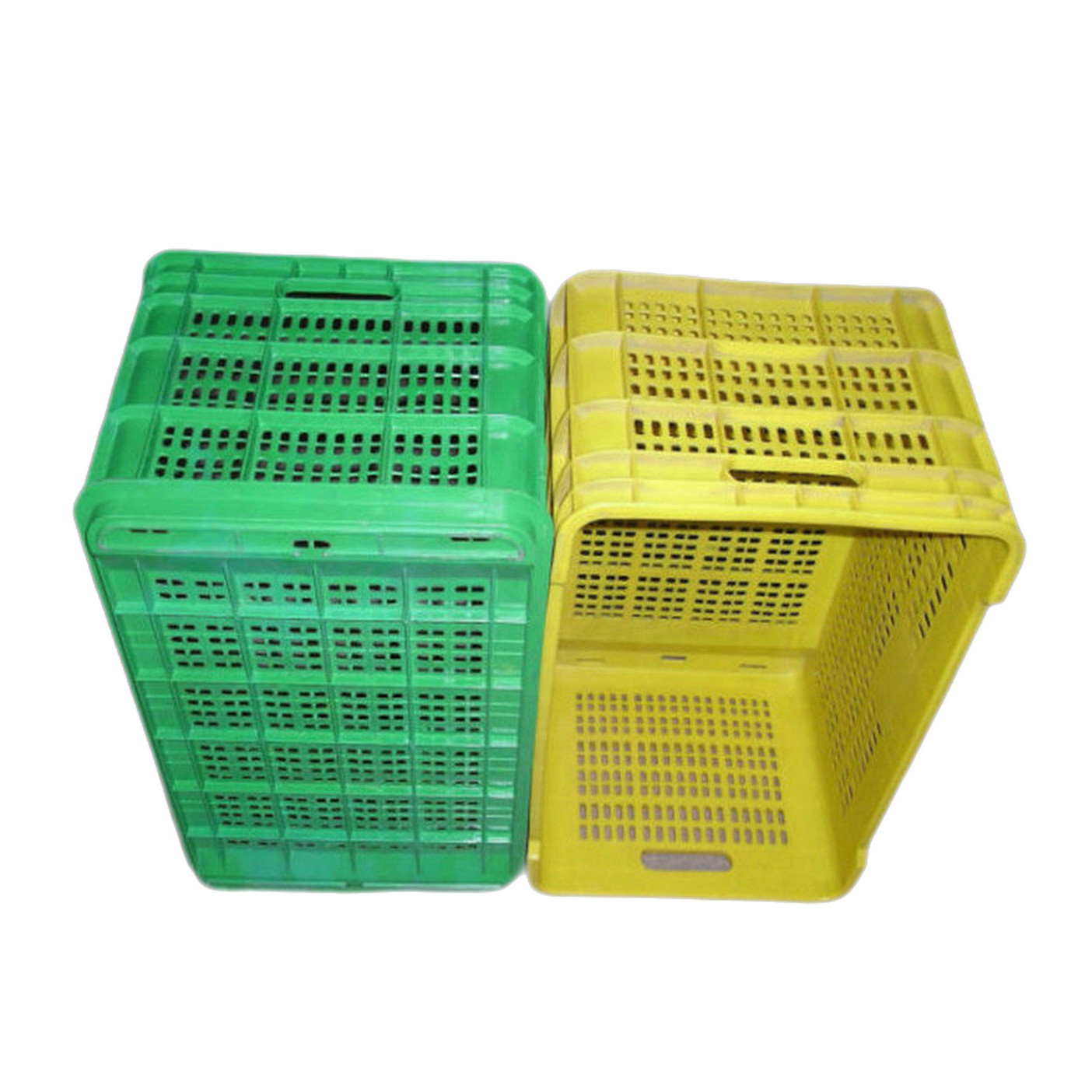 2KG塑料水果筐2.4公斤塑料周转框采摘运输周转箩筐耐用堆叠