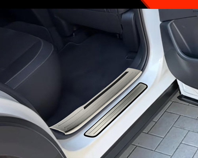 Suitable for 26 models of Mazda CX-5 modified cars, internal and external welcome threshold strips, stainless steel protective pedals