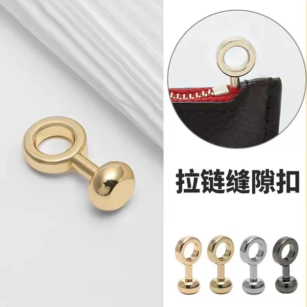 Creative zipper gap buckle bag transformation accessories presbyopic bag inner bag transformation messenger bag hardware handmade workshop