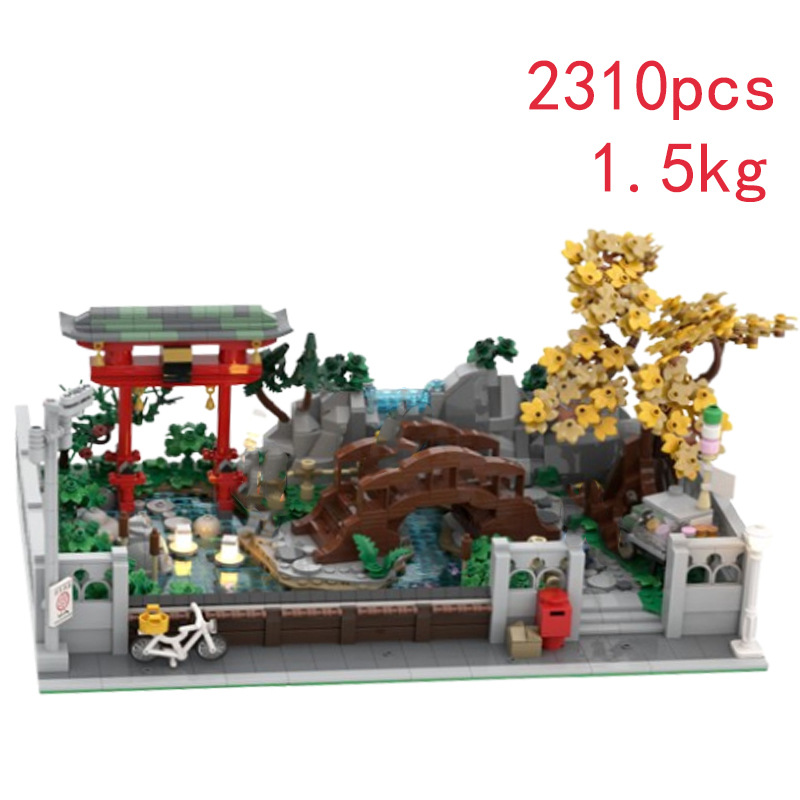 Architecture Street Scene Small Particle Building Blocks Set_voghion.com