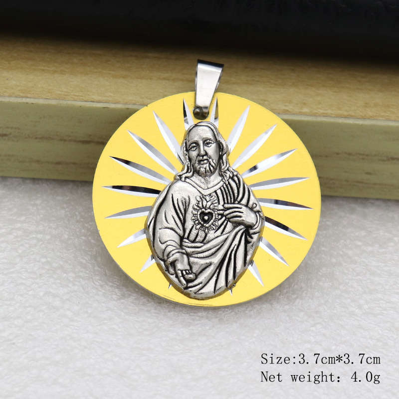 耶稣之心白底详情