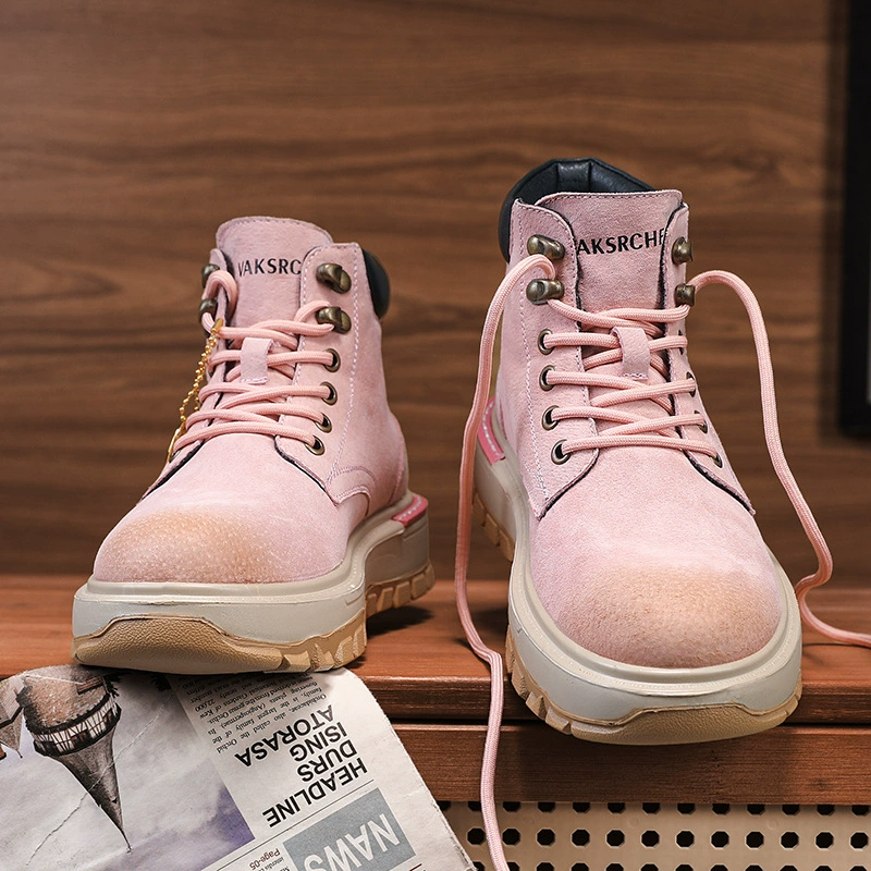 Свиная кожа первого слоя сапоги Martin пара осень-зима американский ретро английский стиль кожаные сапоги мужские кожаные сапоги