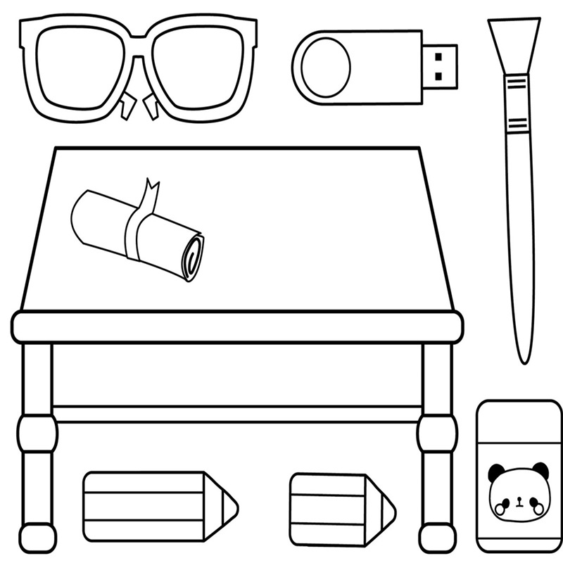 3m * 30cm 학용품 (접착제가있는 치아 라인 포함)