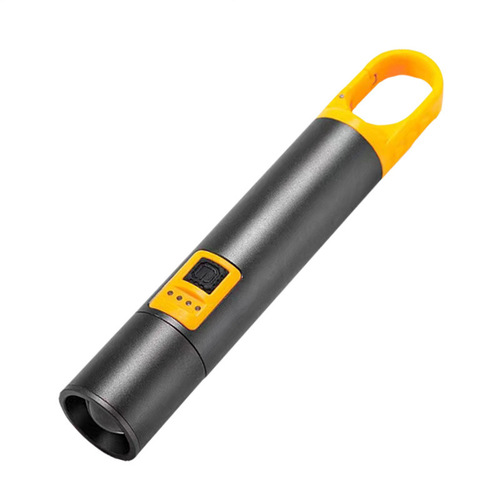 LED strong light flashlight type-c rechargeable bright long-range work light charging treasure aluminum alloy flashlight