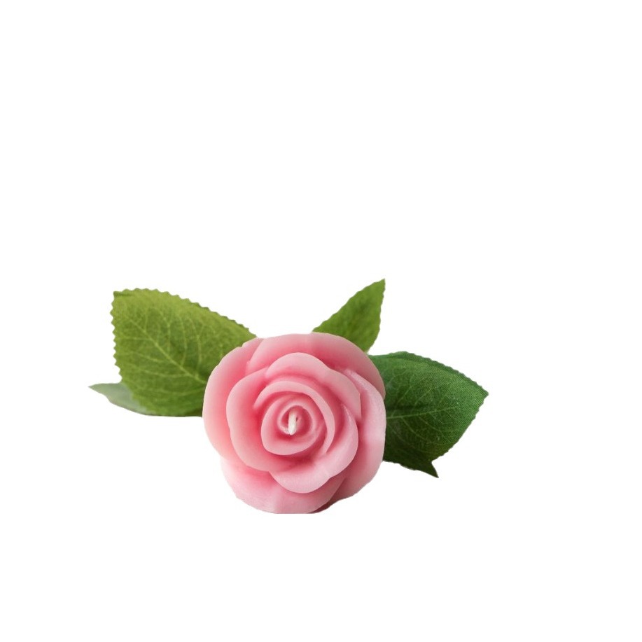 Velas de aromaterapia de rosas de simulación avanzada de venta caliente transfronteriza, recuerdos románticos del día de San Valentín, decoraciones decorativas al por mayor de venta caliente