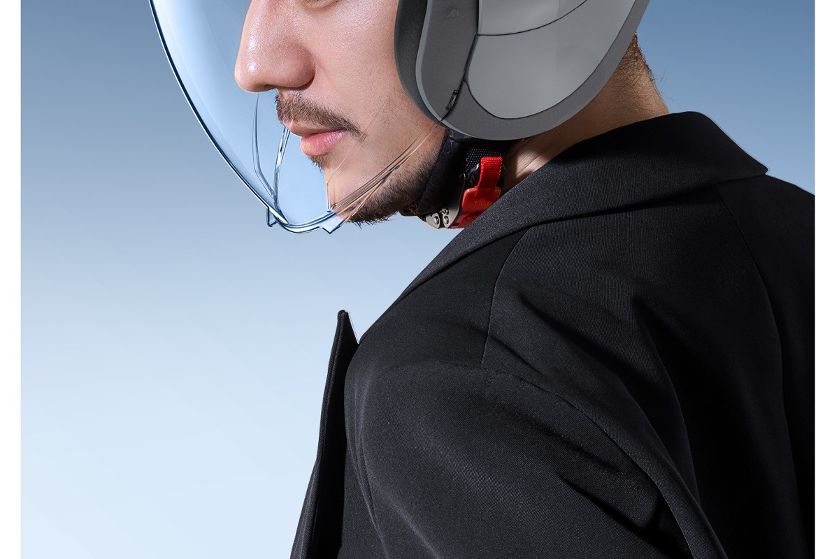Two Little Bees Electric Motorcycle Helmet for Men, 3C Certified, Women's Four-Season Constant Temperature Model, Corporate Purchase Gift