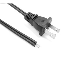 1.2米純銅美標雙孔 八字尾2*0.824m㎡兩芯八字尾電視機台燈電源線