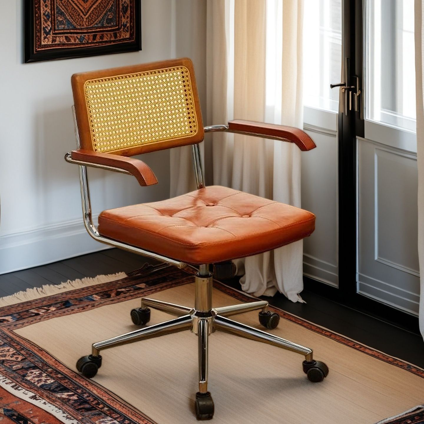 Computer Chair, Office Chair, Designer Rattan Chair, Study Chair, Bedroom Home Chair, Dining Chair, Adjustable Chair, Executive Chair