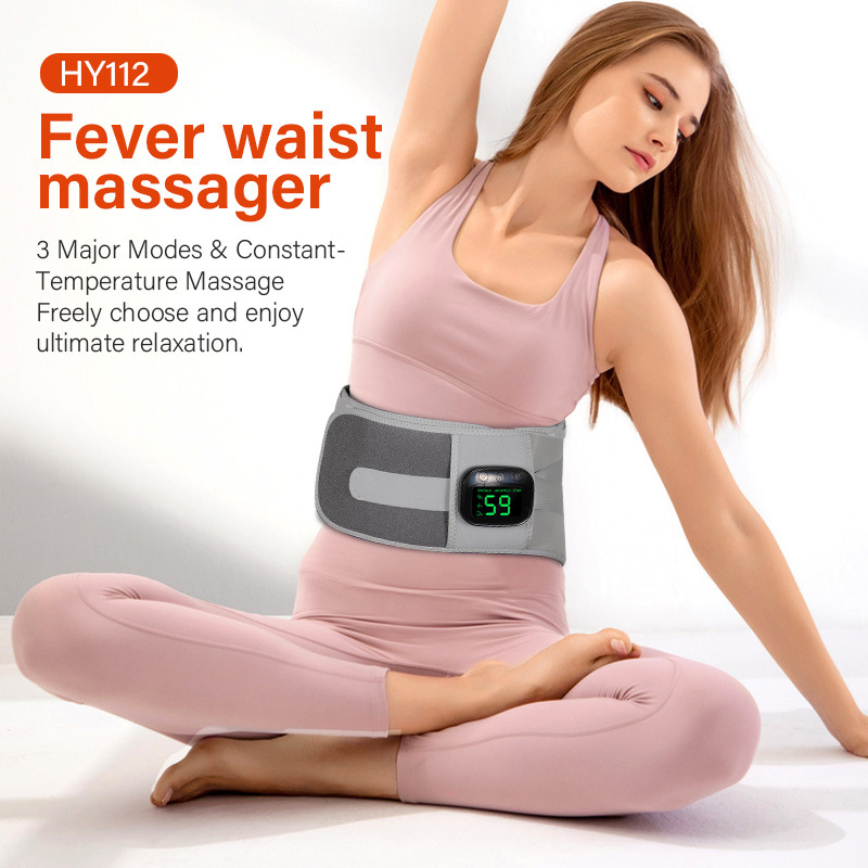 Waist Massage Waist Massager Heated Waist Belt Rechargeable Hot Compress Support Waist Support Smart Waist Massager