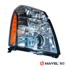 汽车大灯适用于2007-2014款凯迪拉克凯雷德前照大灯美版半总成