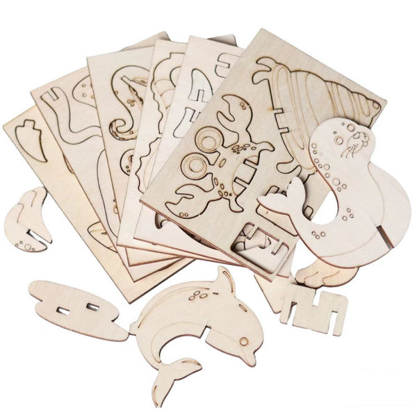 Wooden marine brainteaser