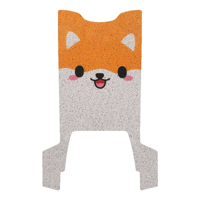 For Emma Guard AB51 Electric Electric vehicle foot mat - full-color-floor-mat-suitable-for-emma-guard-ab51-smiling-shiba-inu