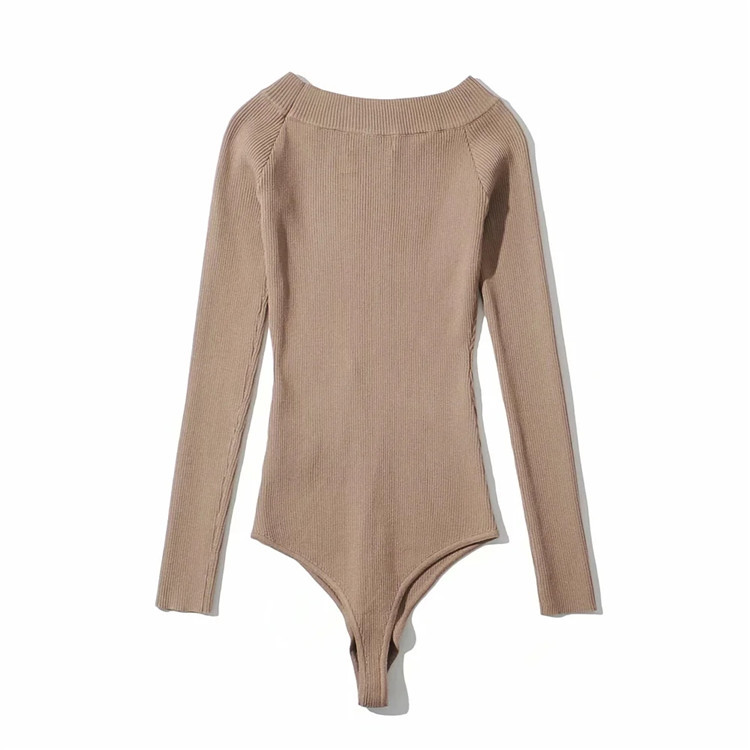 spring and autumn solid color bodysuit NSLD20870