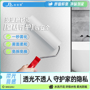 Glass Frosted Paint Bathroom Mirror Paint Privacy Protection Window Light-Transmitting Sunscreen Glass Special Frosted Paint Wholesale