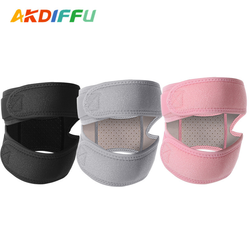 Kneecap correr deportes rótula fitness ciclismo saltar cuerda hombres y mujeres menisco doble canal silicona rótula