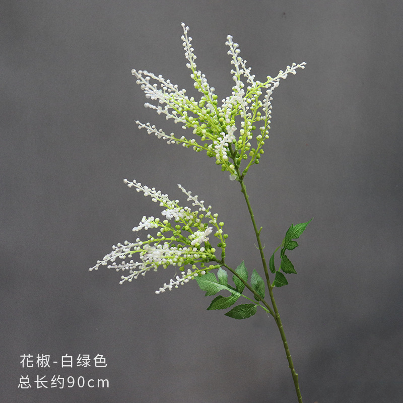 Flores de imitación verde, techo de bosque, plantas verdes, hojas, flores de boda, accesorios de decoración floral con hojas, flores falsas, hierba de caña