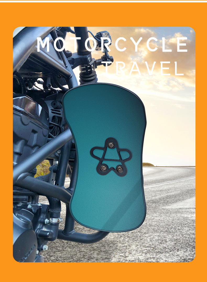 Suitable for motorcycle butterfly bumper knee protector windshield knee protector wind baffle fender modification accessories