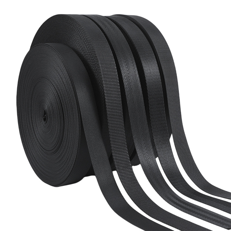 Cinturón de agujero de nylon accesorios herringbone maleta plana bolsas escolares de alta calidad cinturón de seguridad cinturón de cinta