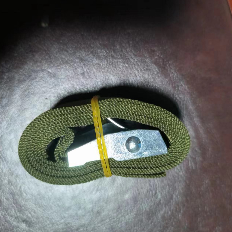 Cinturón de fijación ajustable, correa de fijación gruesa, correa de fijación auto-apertada, cuerda de fijación automática de correa de poliéster