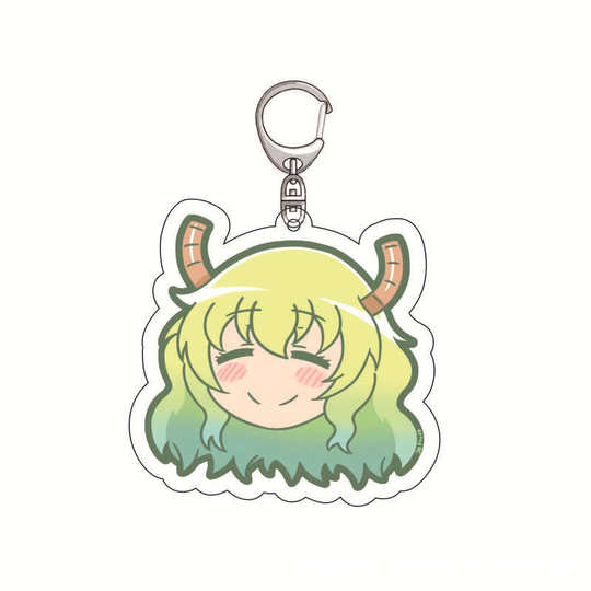 Animation Surrounding Acrylic Keychain Kobayashi's Dragon Maid Campus Creative Jewelry Pendant