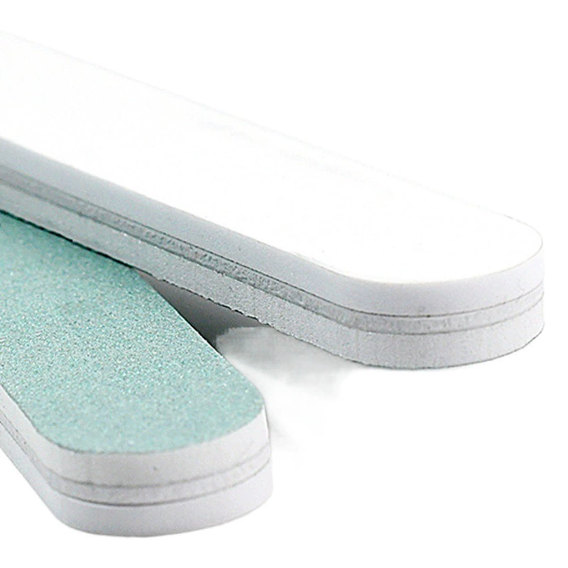 Nailshine Капля воды полировальная натирания зеленая белая полировальная полоса