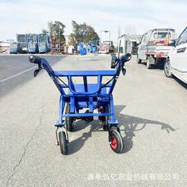 轻便家用电动手推车大功率山地爬坡鸡公车养殖饲料化肥运输平板车