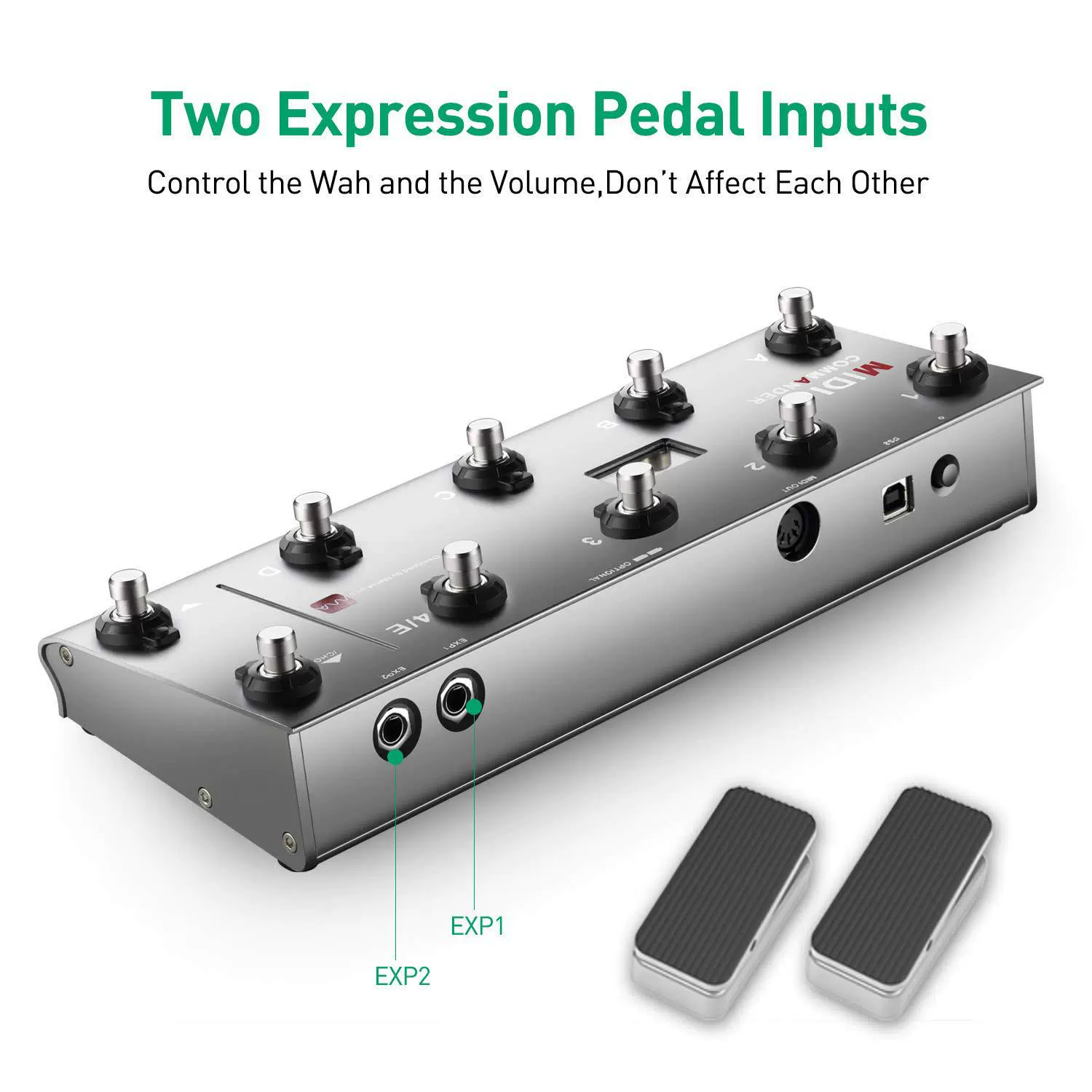 TS MIDI Commandер Midi Controller KPA Axe Bias Jamup программный эффектор