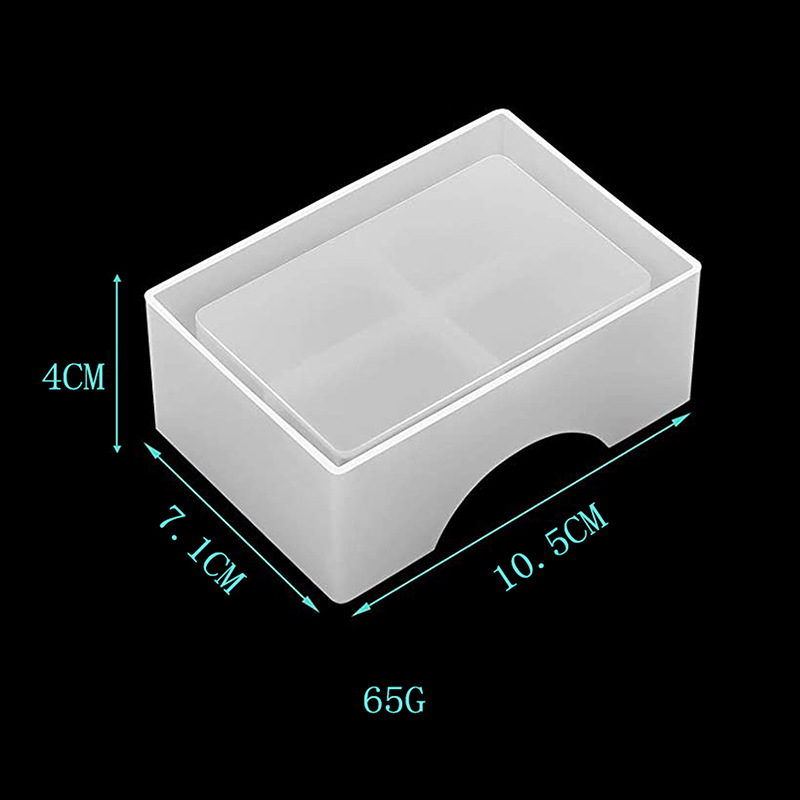 Transfronterizo hecho a mano bricolaje epoxi molde caja de almacenamiento traje redondo montaña cristal resina decoración molde de silicona
