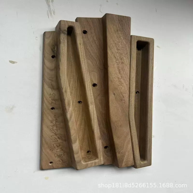 定制抚琴黑胡桃装配件锣槽打孔可上油漆