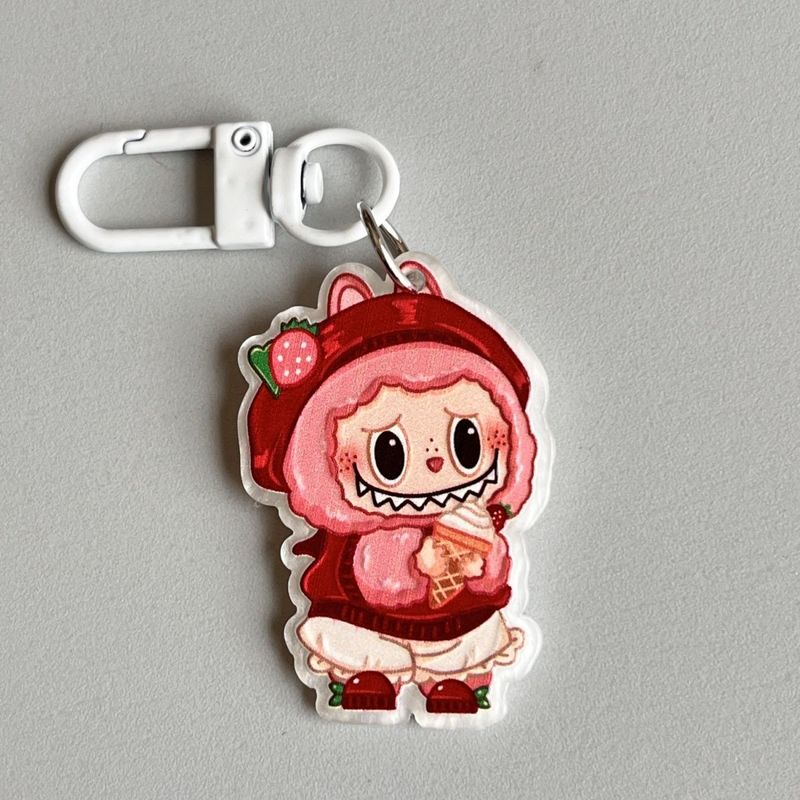 アクリルラブ布ペンダントインガールハートハイエンドかわいいカップルペンダント多用途|undefined