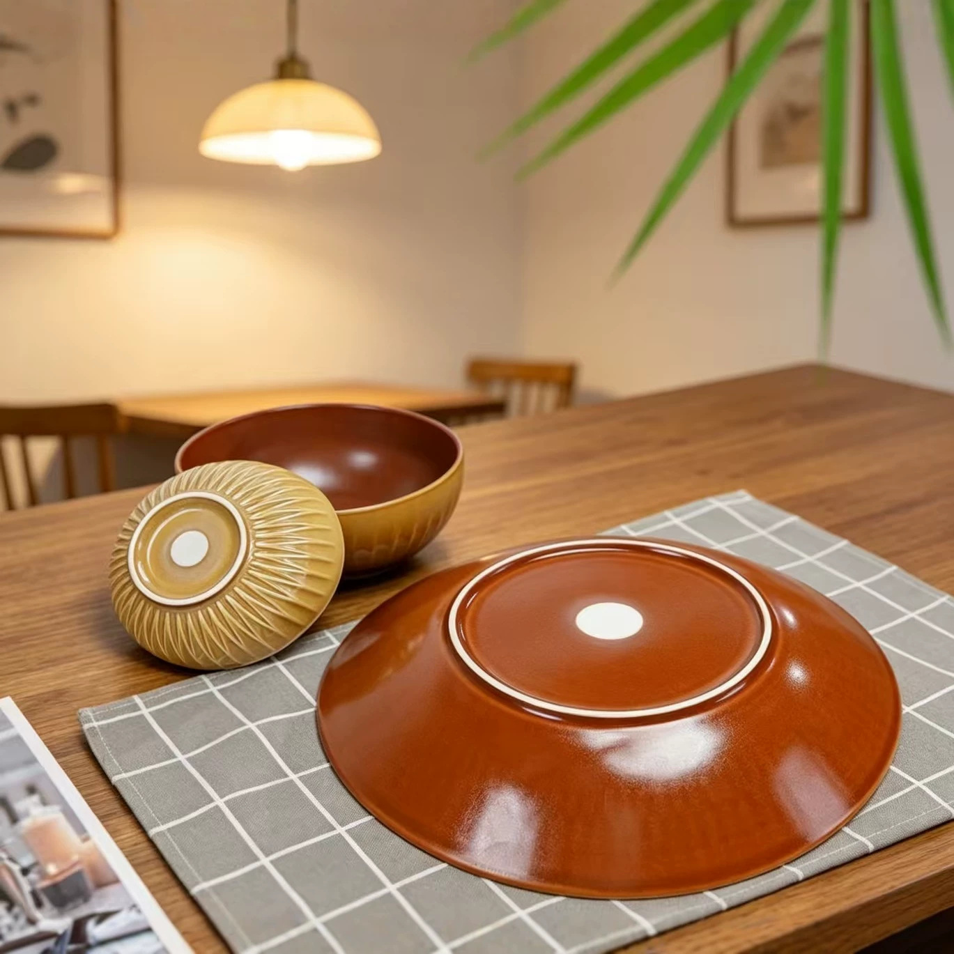 Tazón creativo de color sólido estilo europeo LZ para frutas y verduras, tazón para ensalada, plato de cerámica para pastel y arroz, plato para sopa, plato para servir.