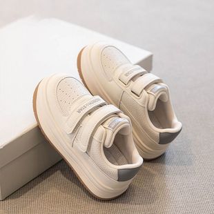 Boys' Shoes 2025 New Children's sneaker Non-slip Soft Sole Board Shoes Girls' White Shoes Spring Casual Shoes