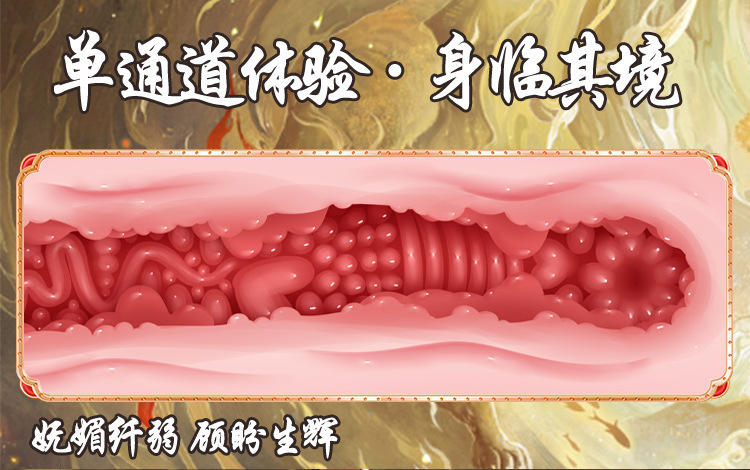 Jiuai Half-Body TPE Masturbator with Vaginal and Buttocks Mold, Manual, Realistic Adult Toy — detail image 5