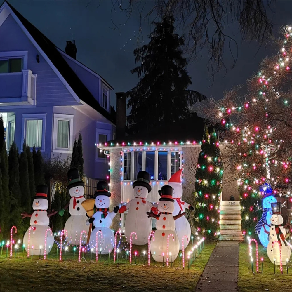 2025新款充气圣诞老人恐龙气模圣诞节氛围营造庭院装饰商场庭院