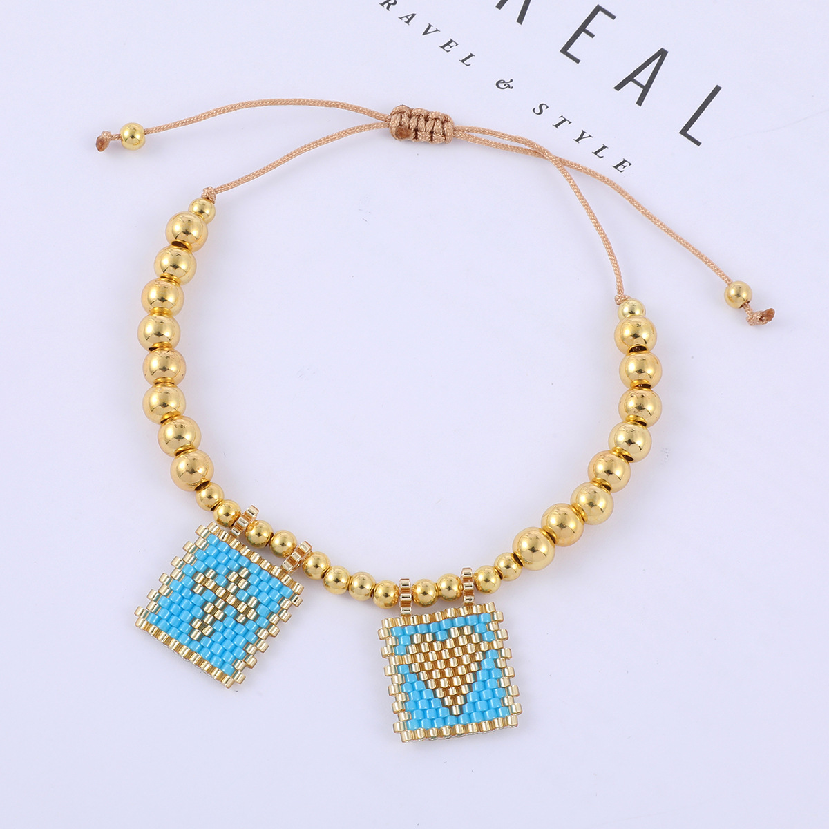 Glass, glass Material Heart Shape Pattern Original Design Heart Shape Glass Glass Women's Bracelets