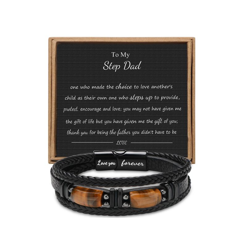 Amazon Tiger Eye Stone Leather Bracelet Stainless Steel Bracelet Leather Jewelry Magnetic Clasp Bracelet Men's Bracelet Amazon Tiger Eye Stone Leather Bracelet Stainless Steel Bracelet Leather Jewelry Magnetic Clasp Bracelet Men's Bracelet