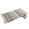 Retro ethnic Scandinavian sofa for bed, coffee table, carpet, ethnic style, cotton and linen