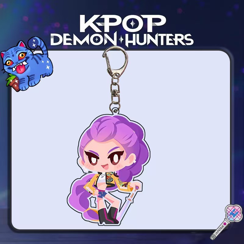 HUNTRIX猎魔女团亚克力钥匙扣可爱动漫包包挂件KPOP周边|undefined