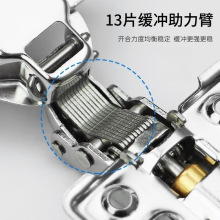 304的10只装加厚2.0不锈钢橱柜衣柜合页大全液压弹簧缓冲中弯铰链