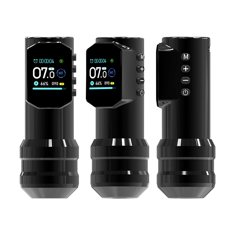 Rongtian Wireless Tattoo Machine with Color Screen, Power Pen, Portable Line Cutting and Shading All-In-One Machine, Cross-Border Wholesale Tattoo Equipment