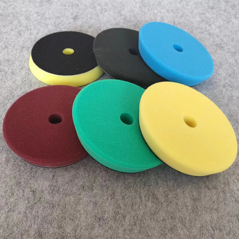 汽车美容抛光打蜡海绵盘 6寸DA机T型斜边倒角聚酯海绵轮抛光垫
