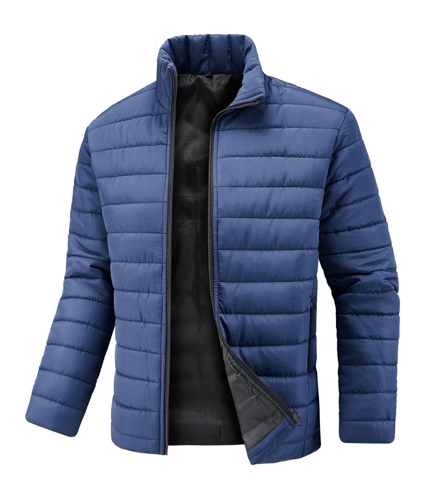 Chaquetas de algodón para hombre al por mayor, ligeras, cálidas, ajustadas, ropa de invierno, chaquetas gruesas de algodón, abrigos de algodón, ropa para hombre