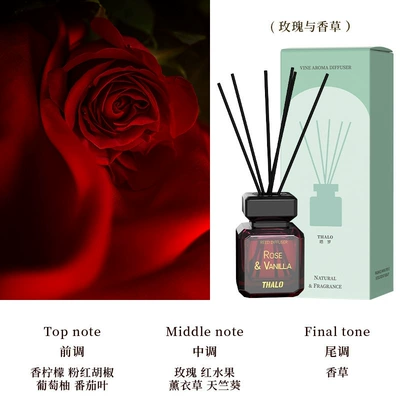 Car Perfume Aromatherapy – decoration, bathroom air freshener - rose-vanilla