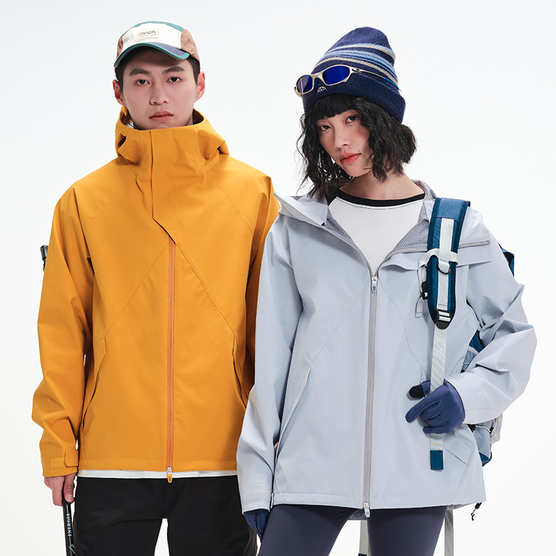 Birdhouse New Outdoor Softshell Jacket for Women, Windproof Functional Triple-Protection Jacket for Men, Casual Mountaineering Hooded Coat, Trendy Style