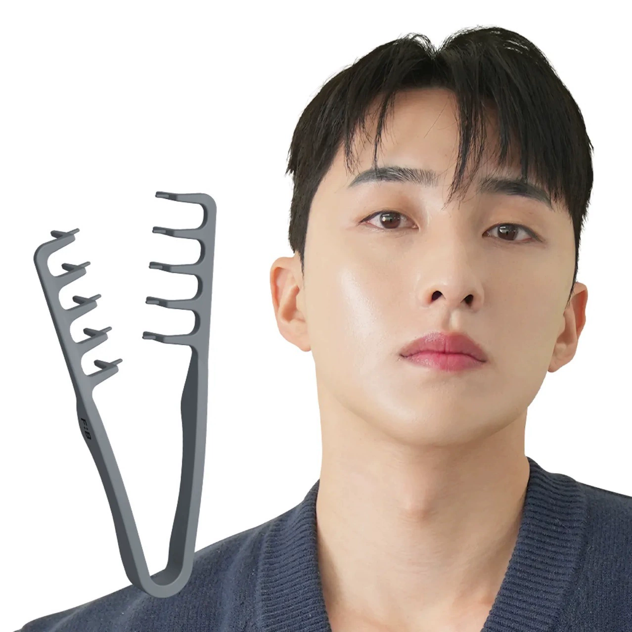 Корейская расческа пушистая текстура расческа