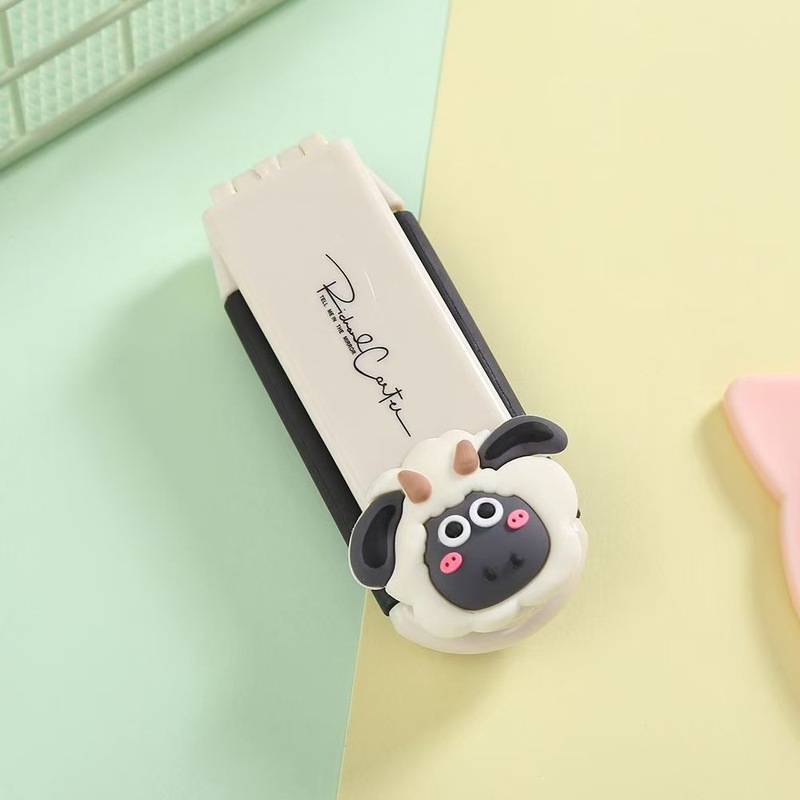 リボンミニ折りたたみエアバッグ前髪ポータブル特別なエアクッション旅行マッサージミラー一体型コーム|undefined