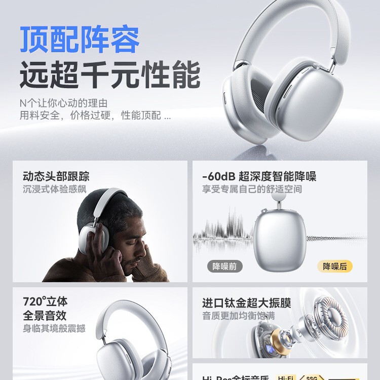 金運ヘッドセット Bluetooth アクティブノイズキャンセリング イヤホン コンピューター 長時間バッテリー ワイヤレス ゲーミングヘッドセット|undefined
