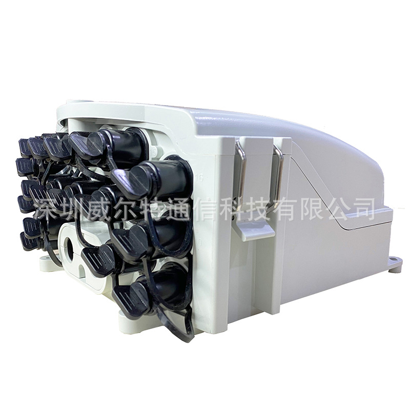 室外FTTH光纤配线箱防水盒NAP盒16端口钢管分路器光纤端接箱